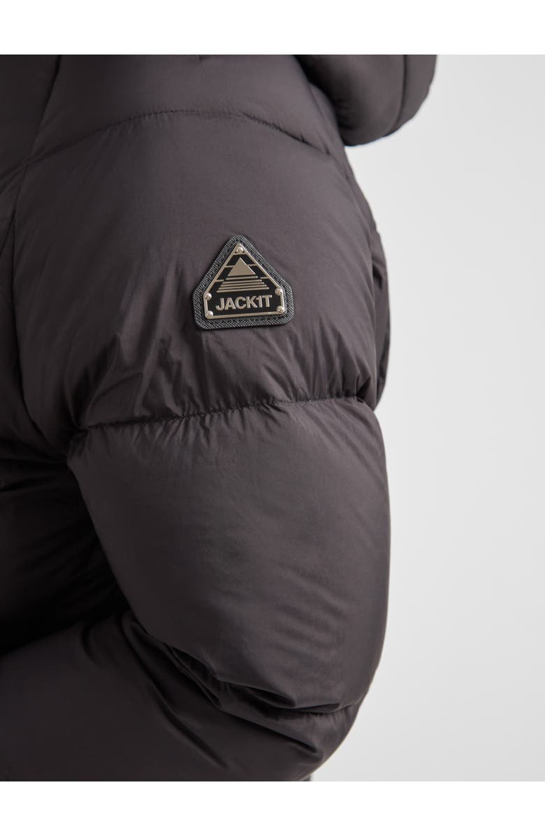 JACK1T Cloud Cropped Hooded Puffer Jacket, Alternate, color, Black/Stone