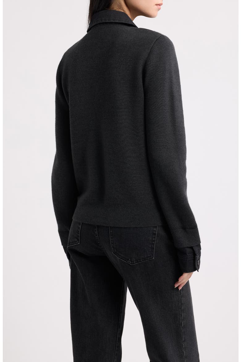 Luna Wool Blend Cardigan, Alternate, color, GREY