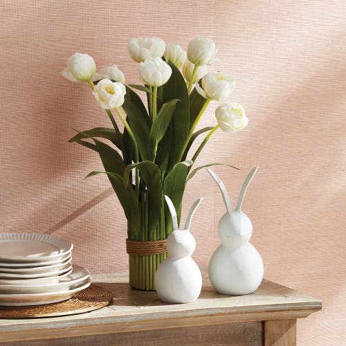 Napa Home & Garden Lola Garden Sculptures Set Of 2 In White