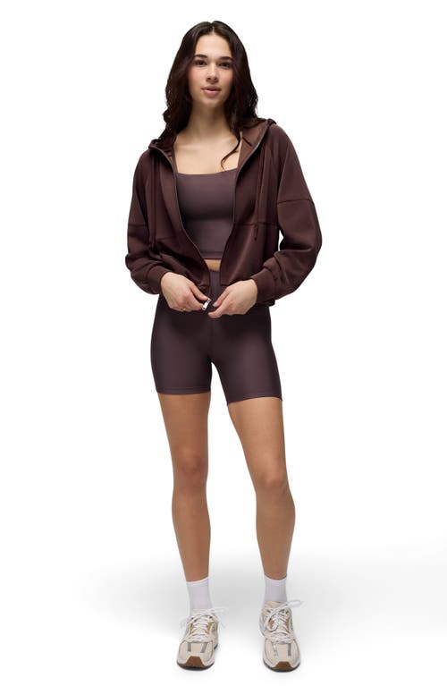 Prana Shea Full Zip Hoodie In Mocha