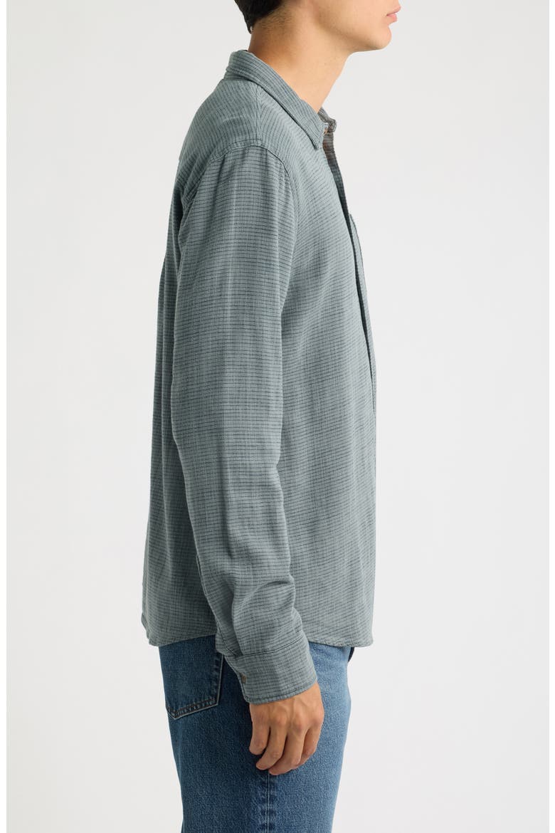 Classic Stretch Selvage Striped Shirt, Alternate, color, BALSAM MINI STRIPE