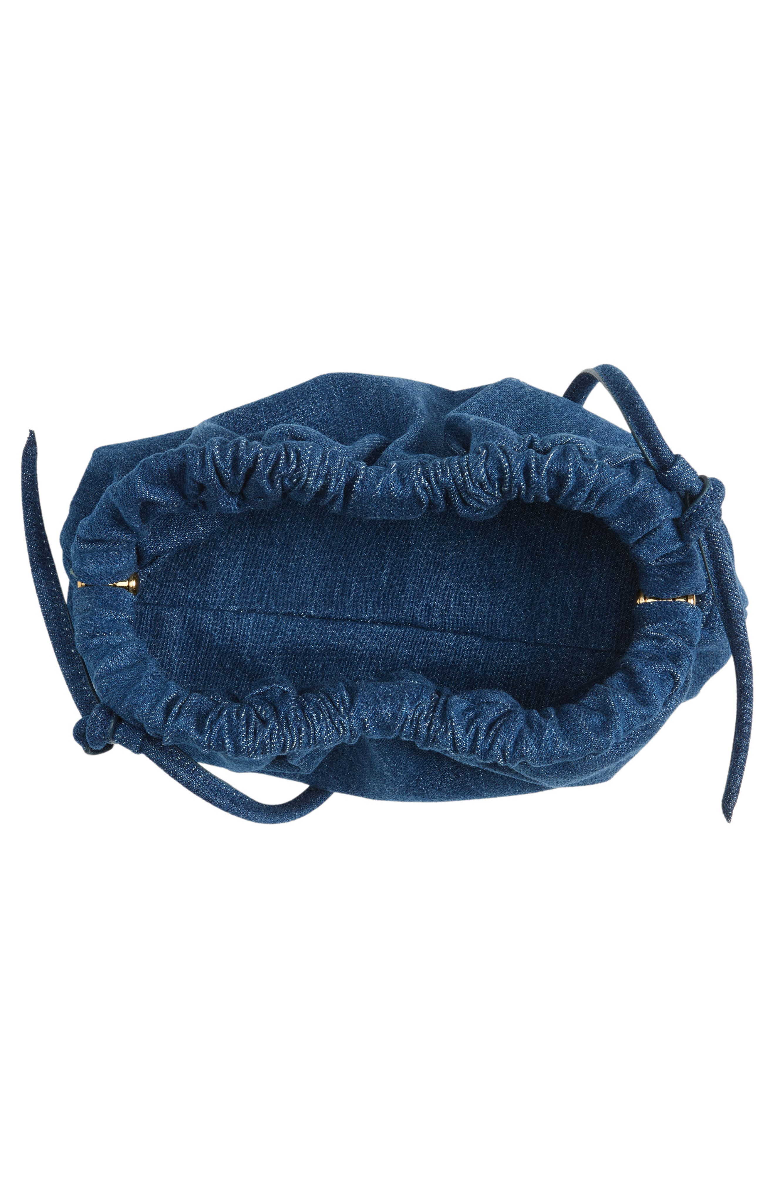 Mansur Gavriel Mini Cloud Leather Clutch, Alternate, color, 