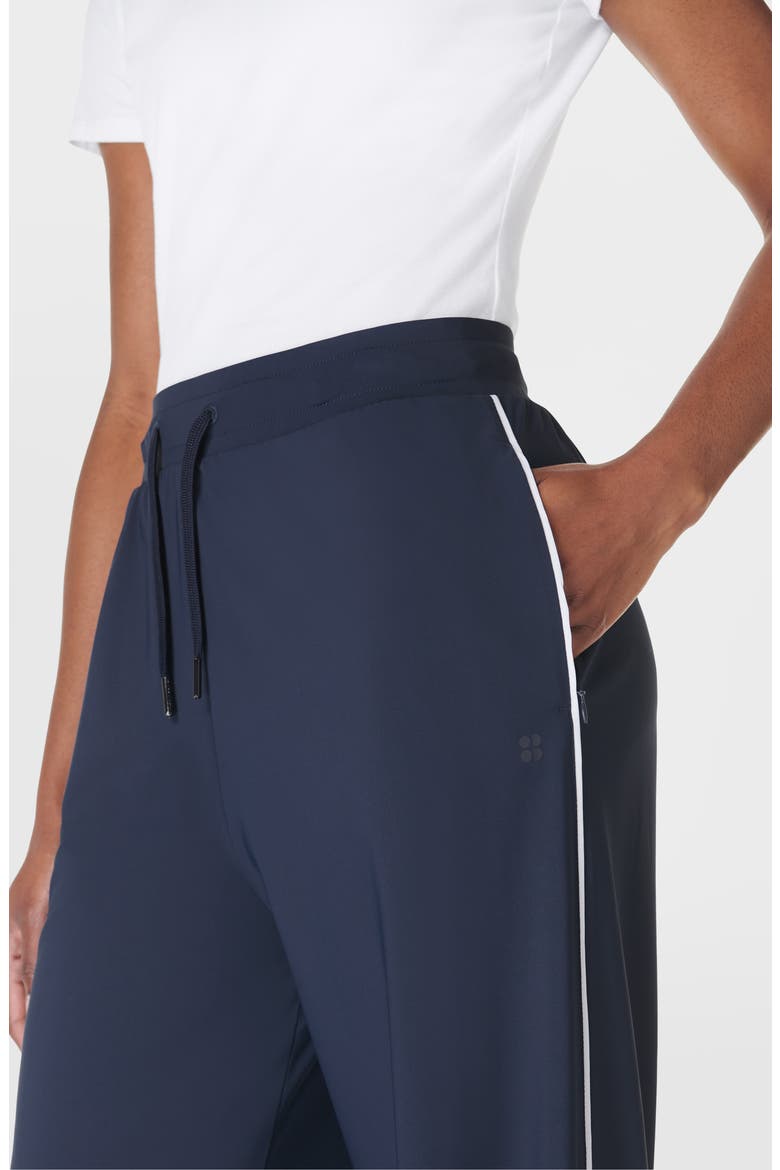 Explorer Wide Leg Track Pants, Alternate, color, NAVY BLUE