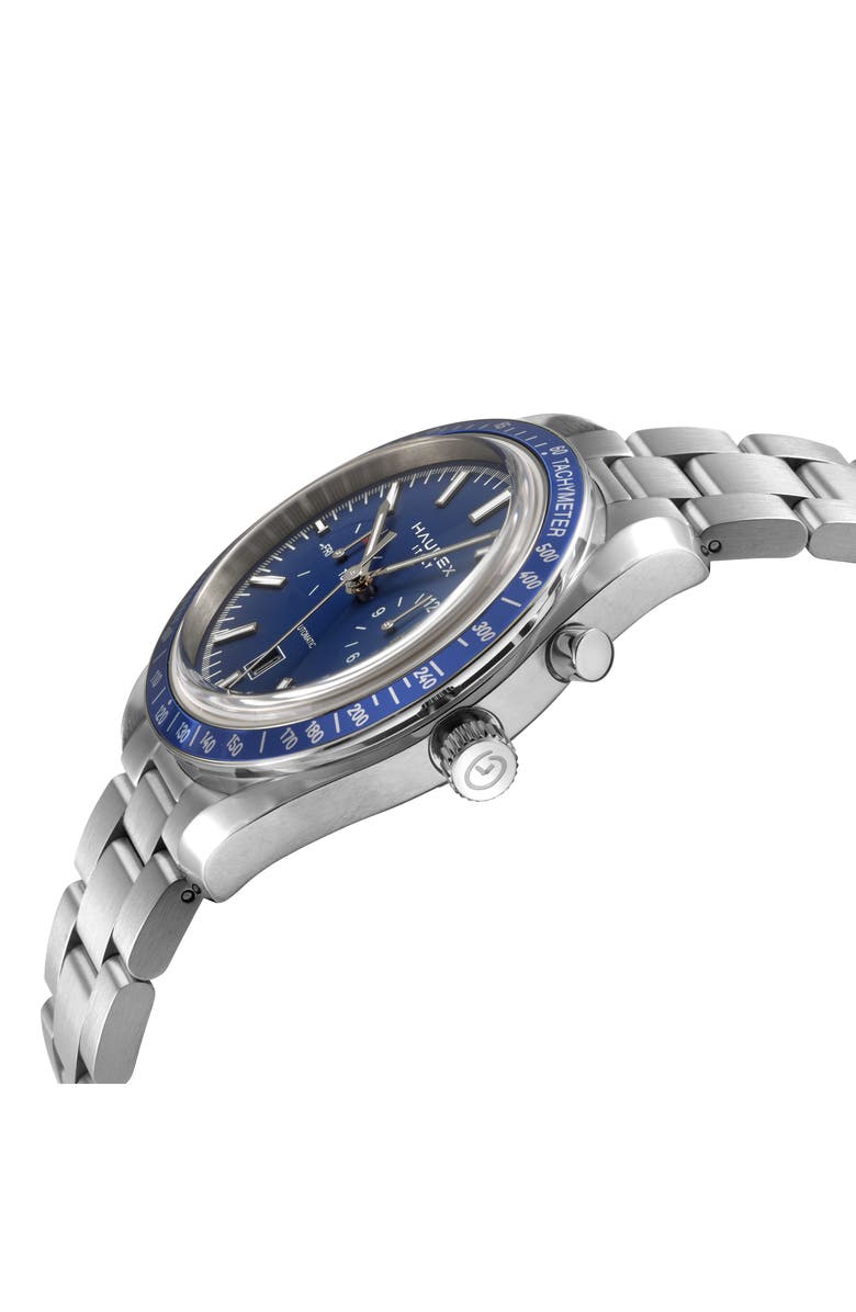 GEVRIL Bracelet Watch, Alternate, color, Silver/Blue