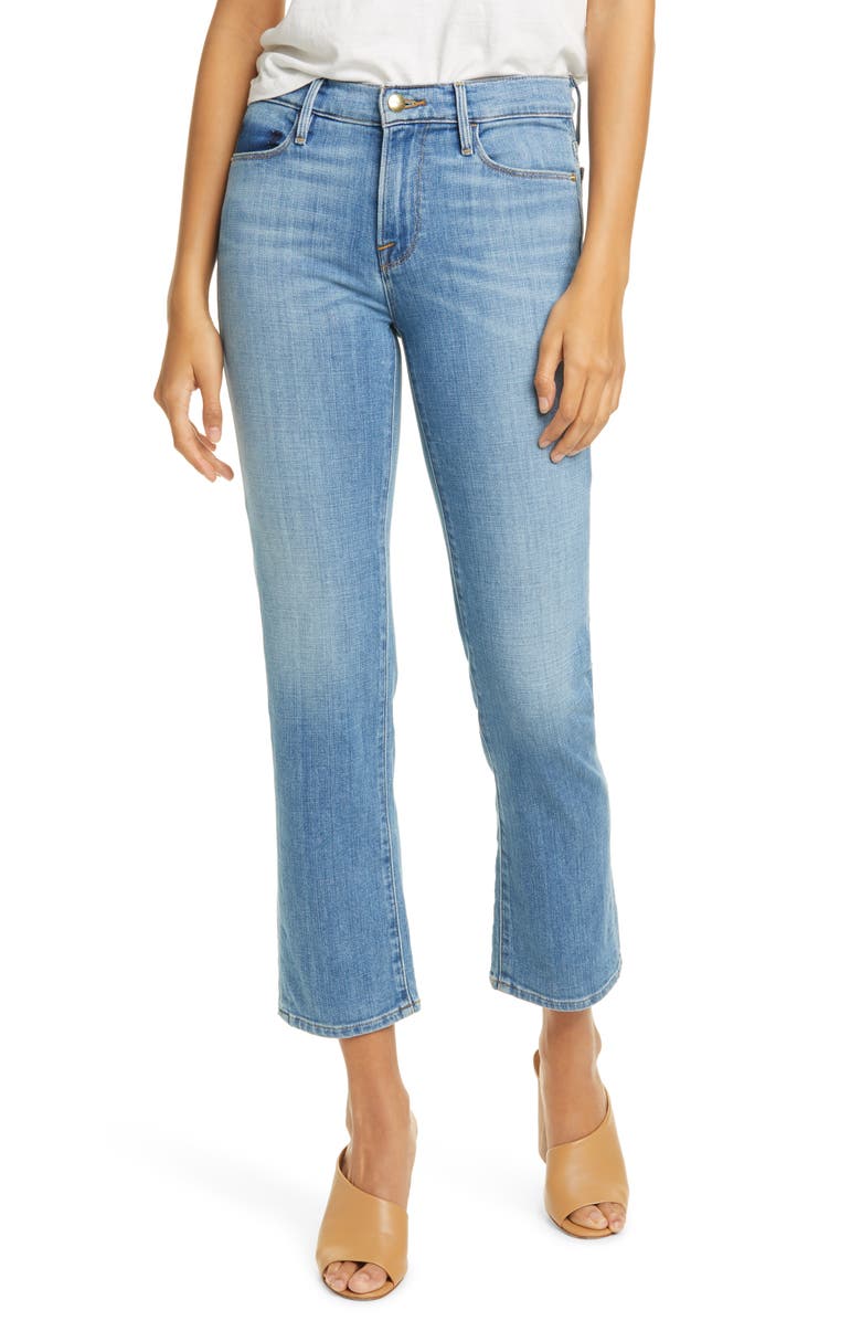 FRAME Le Nouveau Mix Pocket High Waist Ankle Jeans, Main, color, Avila