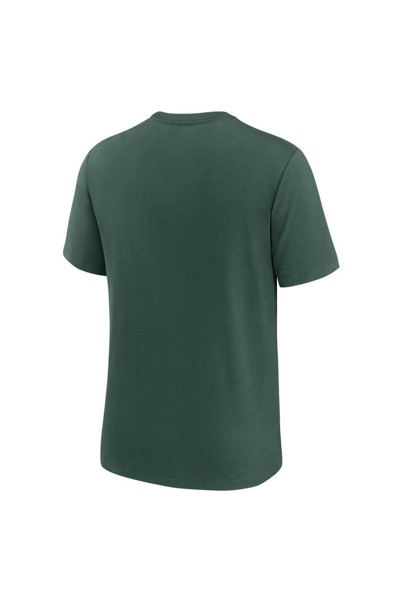 Men's Nike Green Green Bay Packers Favorable Timeline Tri-Blend T-Shirt, Alternate, color, Green