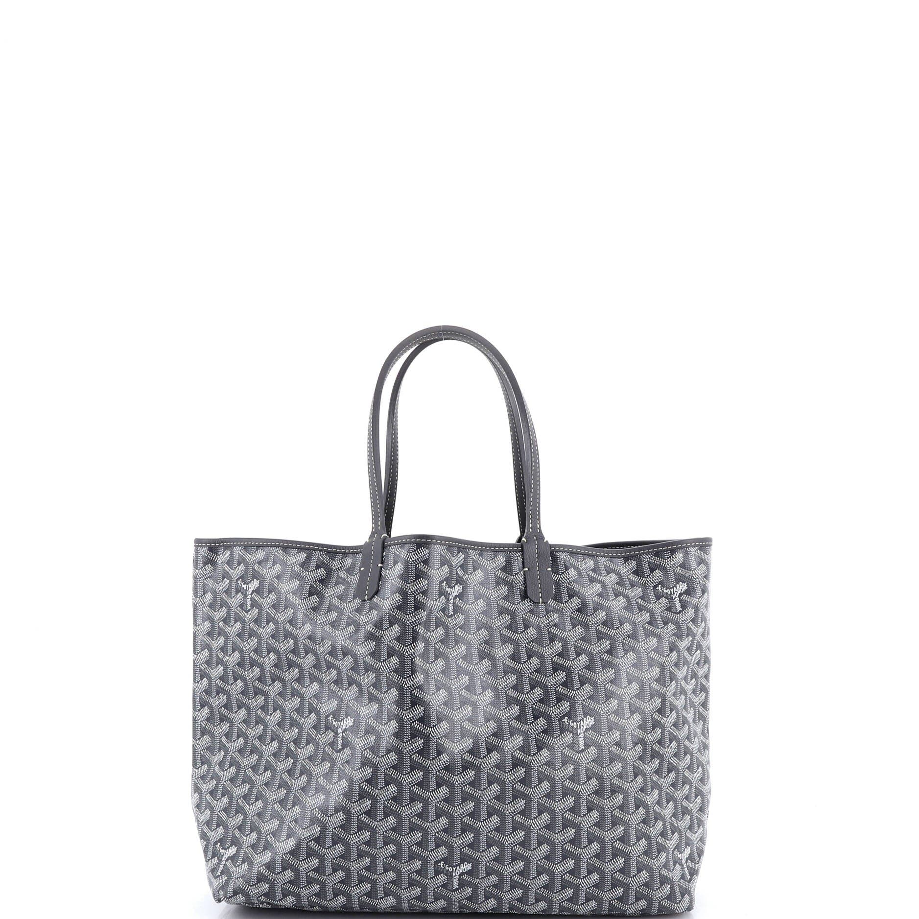 Pre-Owned Goyard Saint Louis Tote Coated Canvas PM, Alternate, color, Gray