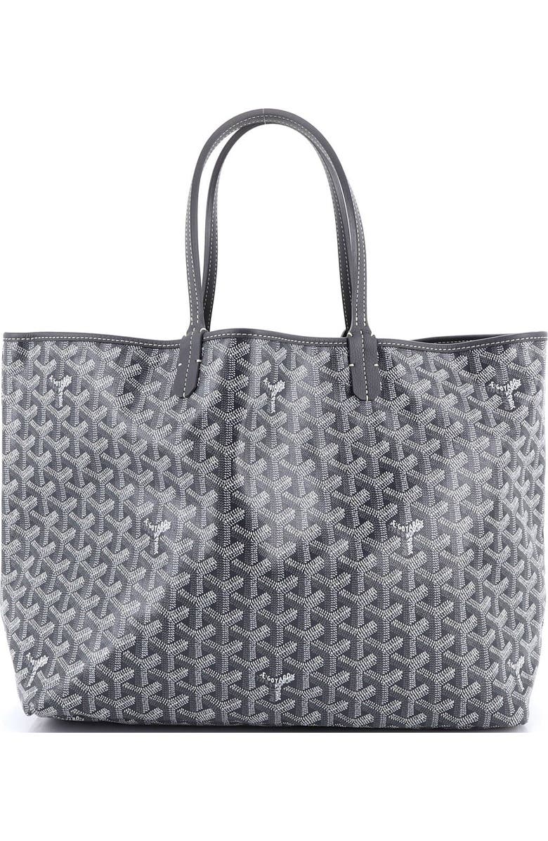 Pre-Owned Goyard Saint Louis Tote Coated Canvas PM, Alternate, color, Gray