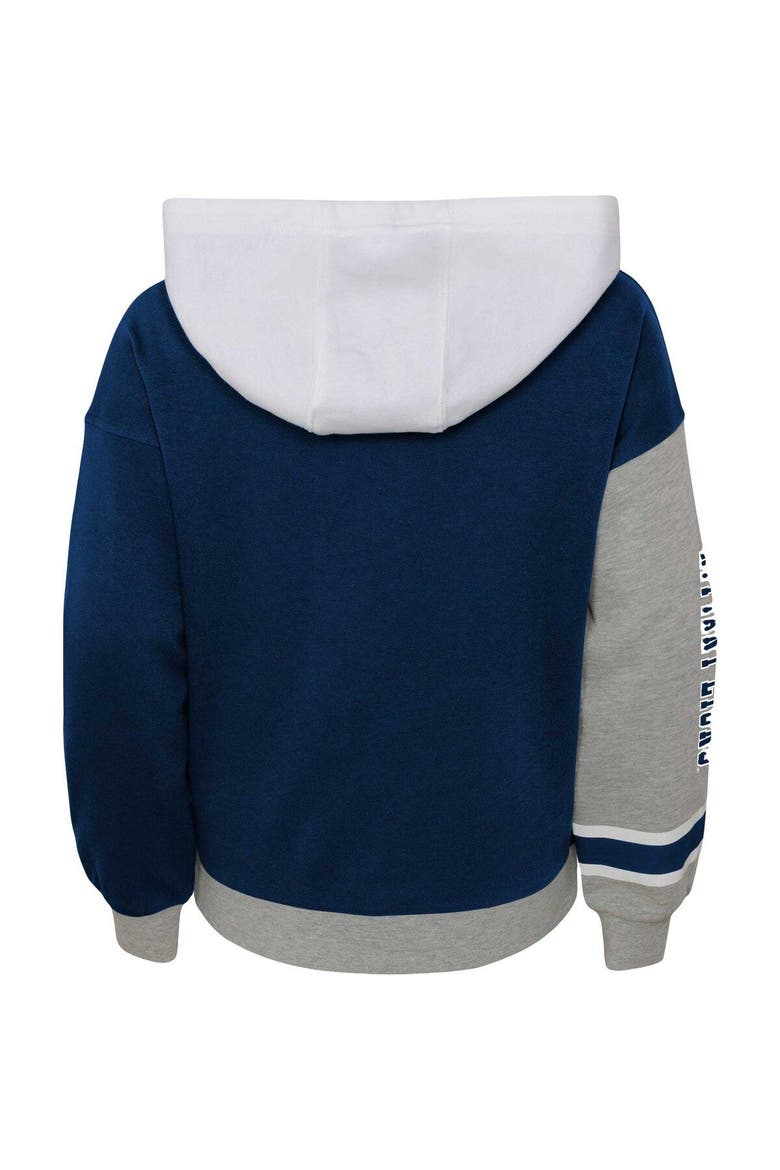 Girls Youth Navy Penn State Nittany Lions True Fan Soft Fleece Pullover Hoodie, Alternate, color, Navy