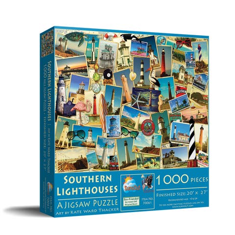 Southern Lighthouses 1000 piece Jigsaw Puzzle for Adults