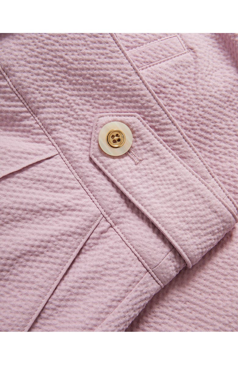 Veronica Beard Runo Stretch Cotton Shorts, Alternate, color, Pale Orchid Haze