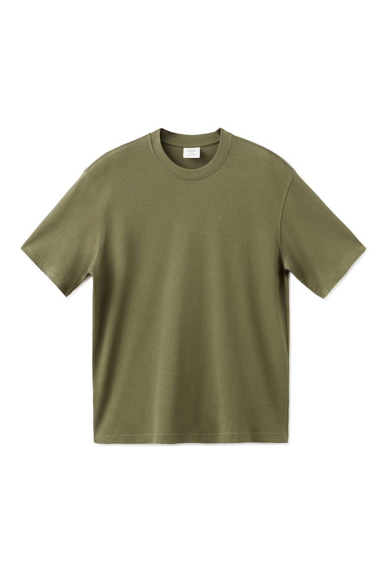 Relaxed Fit Heavyweight Cotton T-Shirt, Alternate, color, OLIVE GREEN