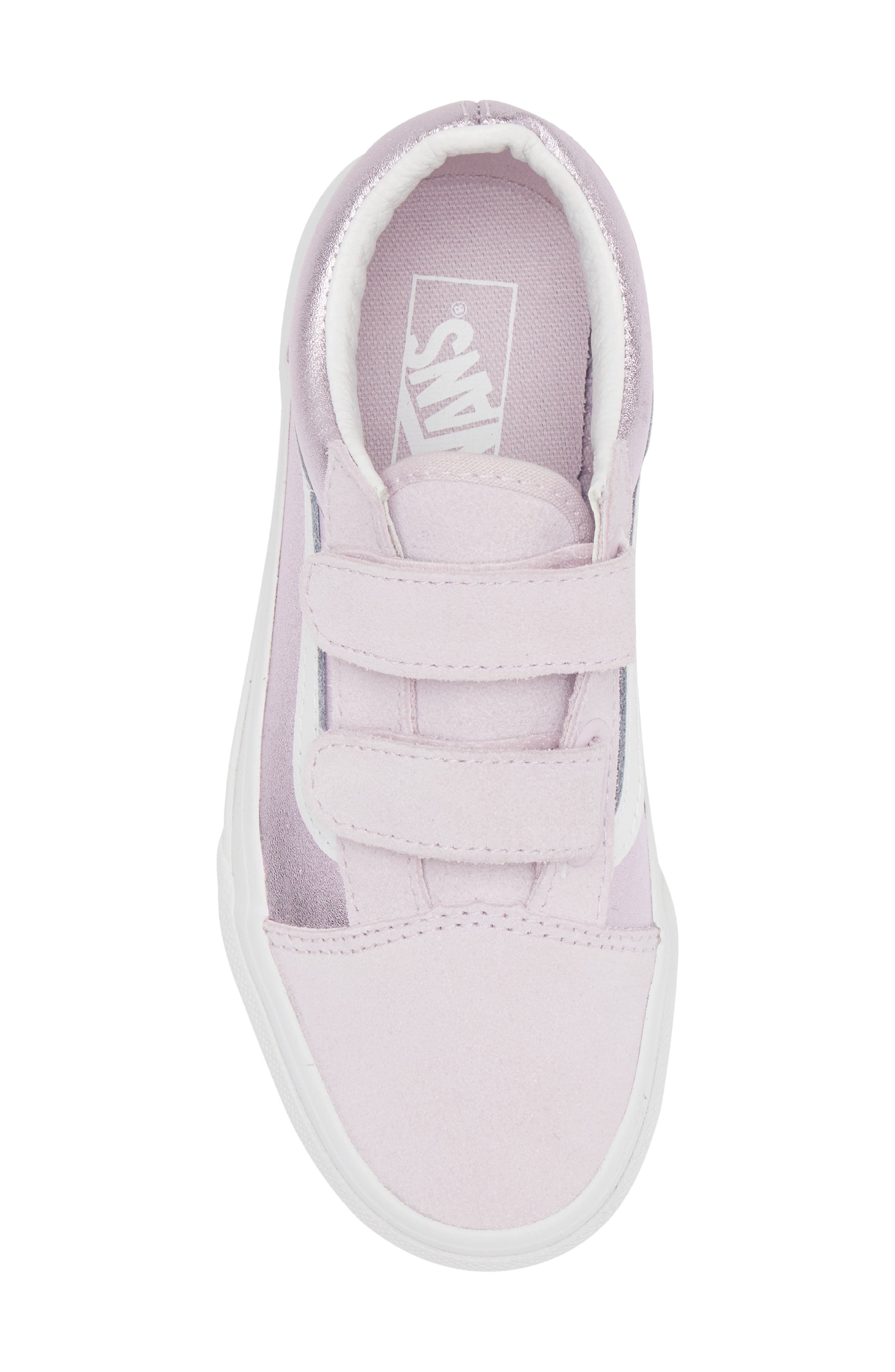 Vans Kids' Old Skool V Metallic Sneaker, Alternate, color, 