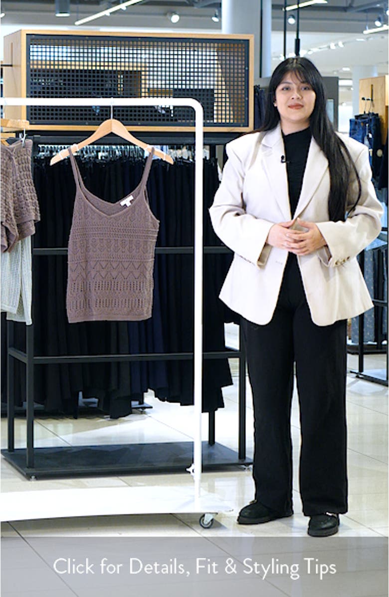 Open Stitch Cotton Tank, sales video thumbnail