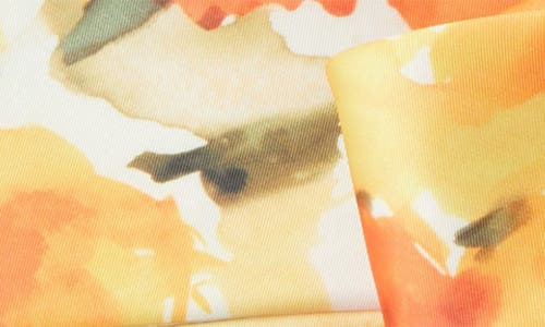 Eugenia Kim Gigi Multicolor Headscarf In Orange