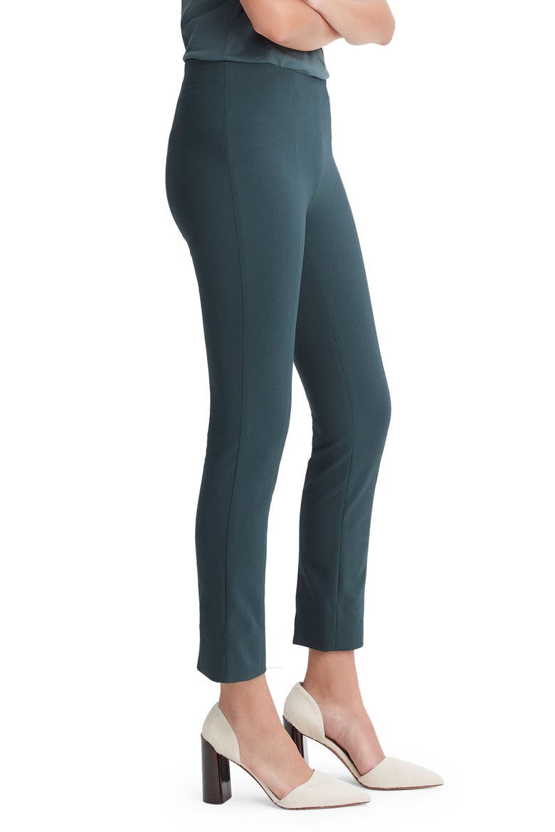 Straight Leg Ankle Pants, Alternate, color, DEEP HUNTER