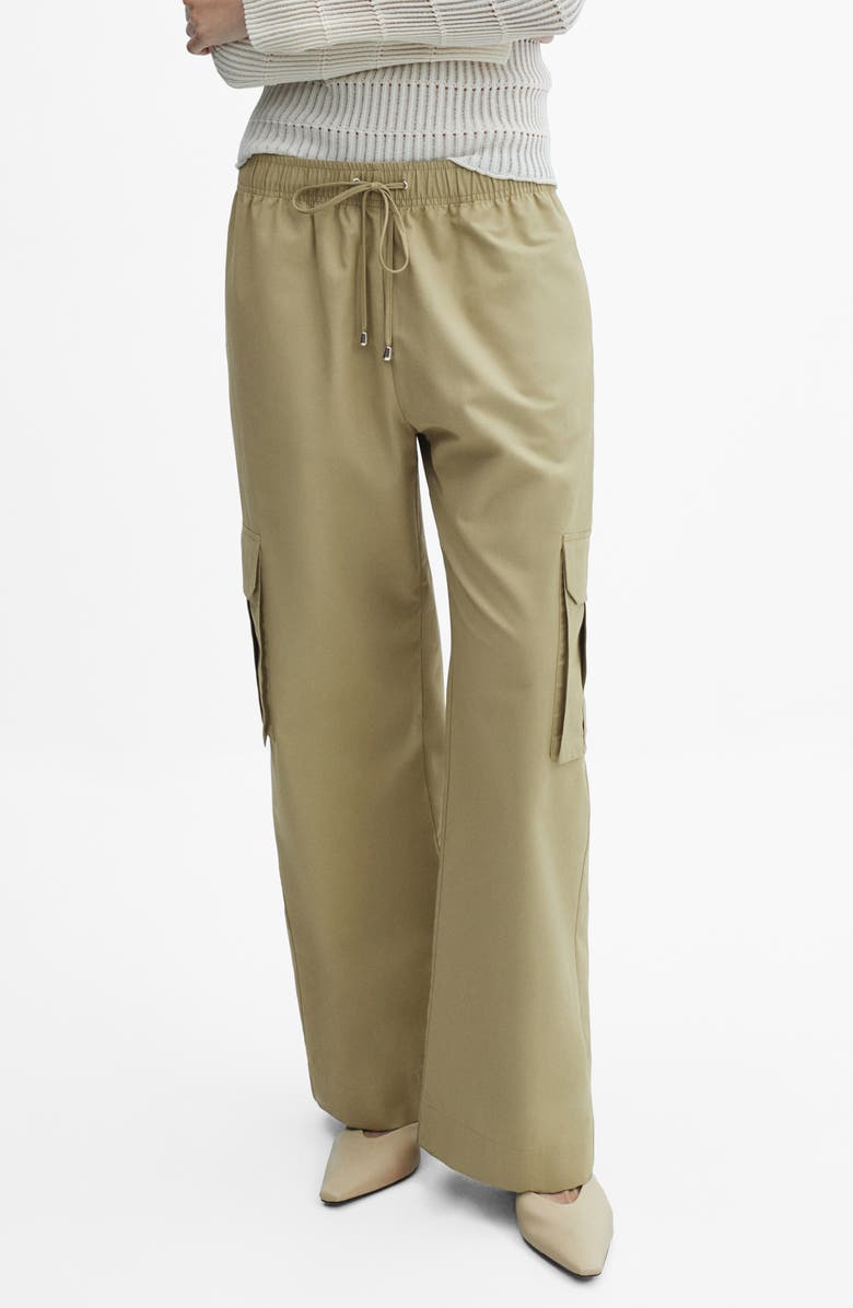 MANGO Tortello Cargo Pants, Main, color, 
