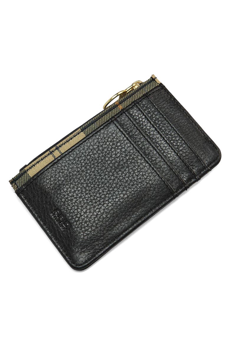Alder Leather Card Holder, Alternate, color, BLACK/ANCIENT