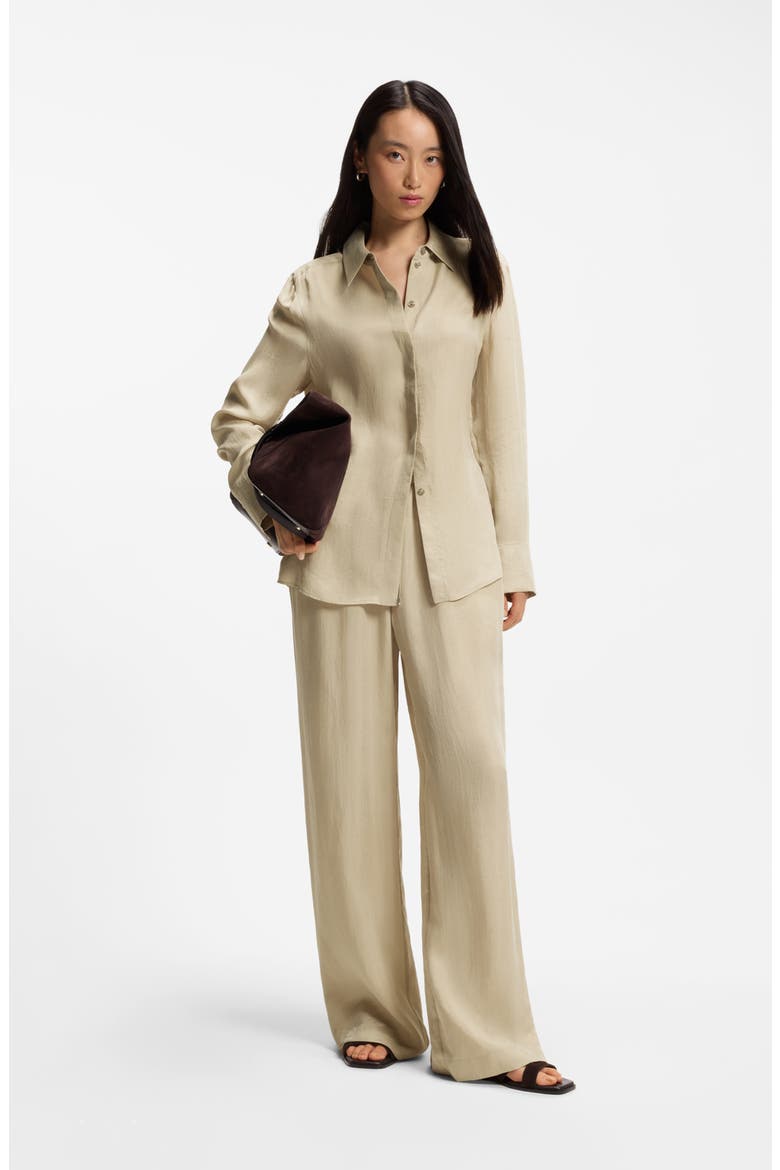 Beruta Button-Up Shirt, Alternate, color, PUMICE