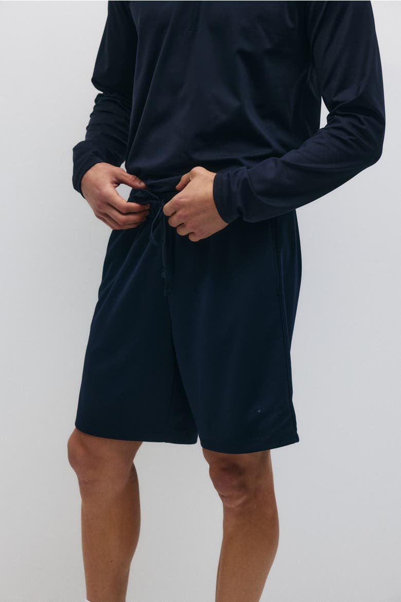 Regular Fit Sports Shorts With Drymove, Alternate, color, Navy blue