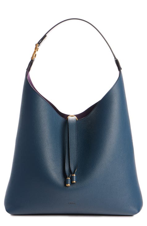 Navy blue hobo handbags on sale