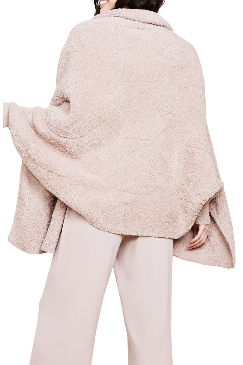 CozyChic® Cable Knit Blanket Wrap, Alternate, color, WILLOW