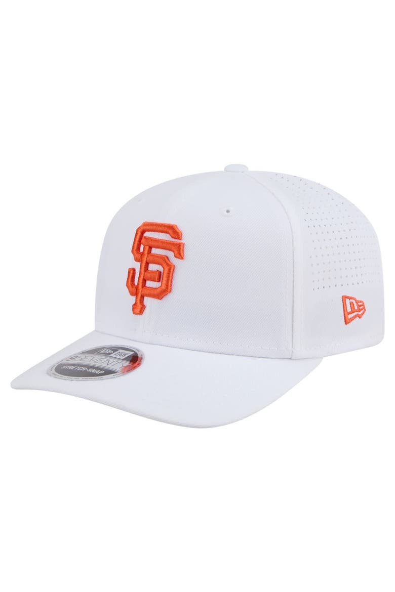 Men's New Era White San Francisco Giants COOLERA 9SEVENTY Adjustable Hat, Main, color, White