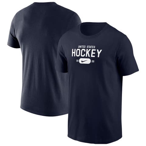 Men's Nike Navy US Hockey 2026 Core T-Shirt