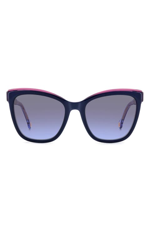 HER 0188/S 55mm Gradient Rectangular Sunglasses