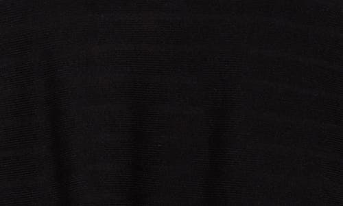 T Tahari Scallop Trim Wide Sleeve Sweater In Black