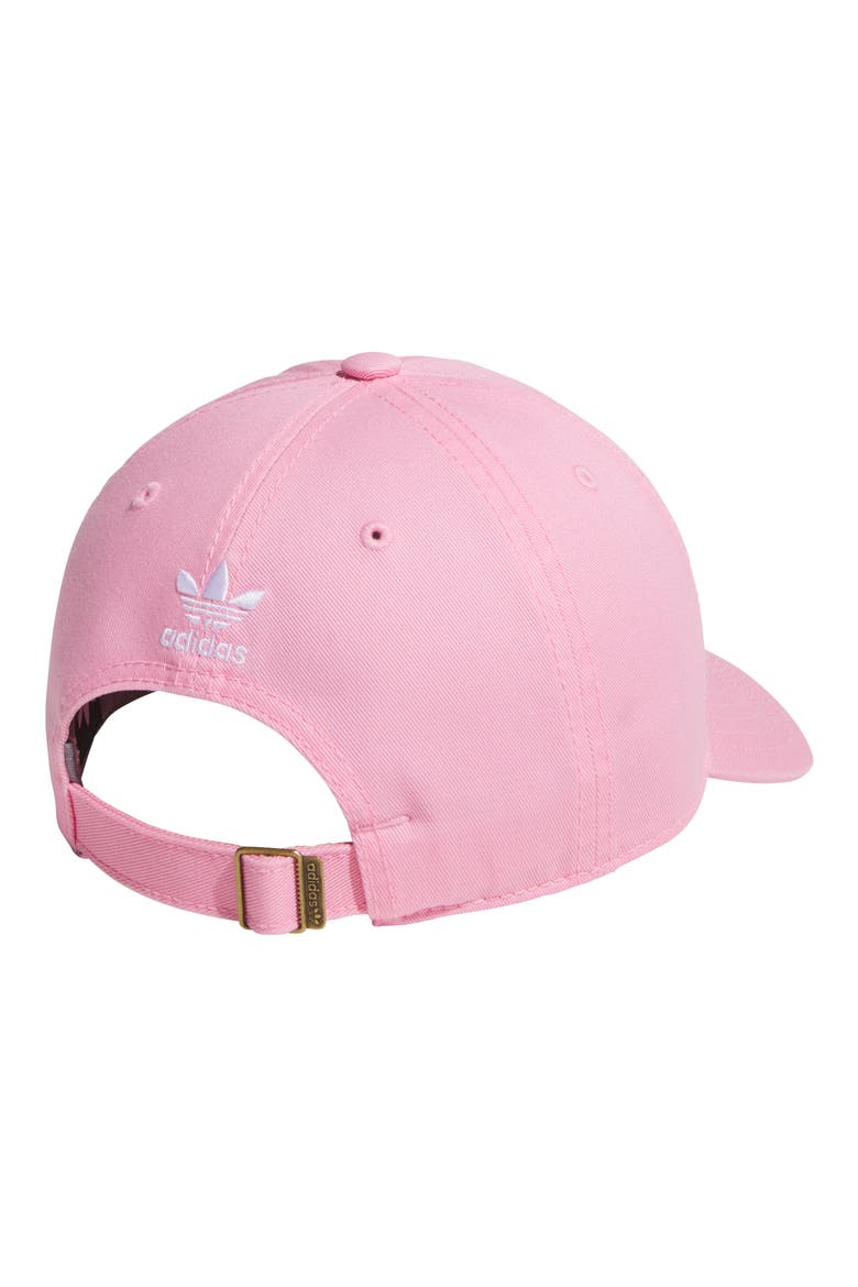 Originals Relaxed Cotton Baseball Cap, Alternate, color, SEMI PINK GLOW/ WHITE
