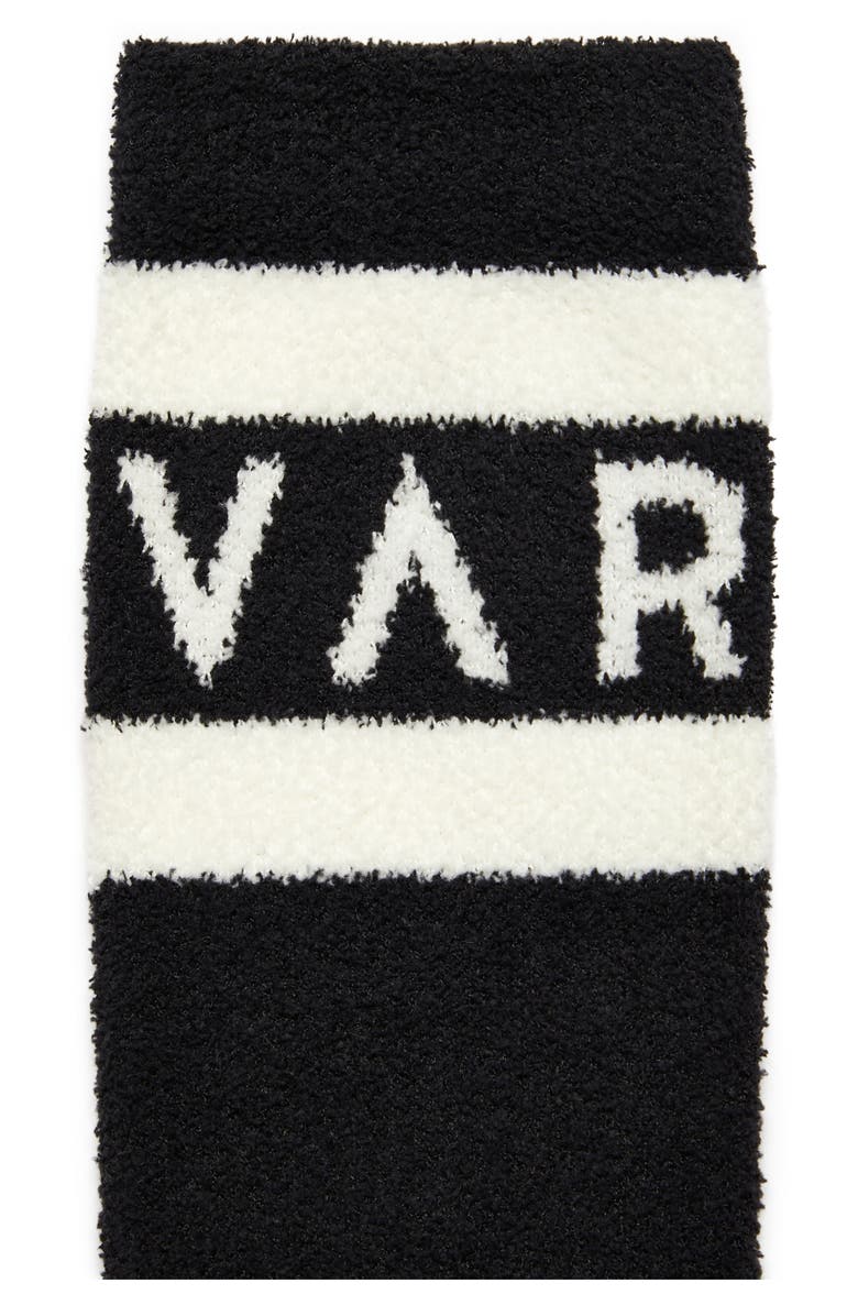 Varley Spencer Crew Socks, Alternate, color, Blackegre