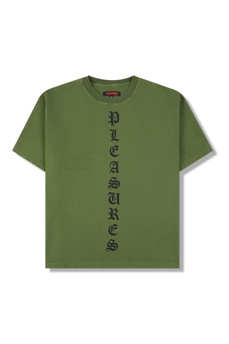 Knight Overdye Heavyweight Graphic T-Shirt, Alternate, color, OLIVE