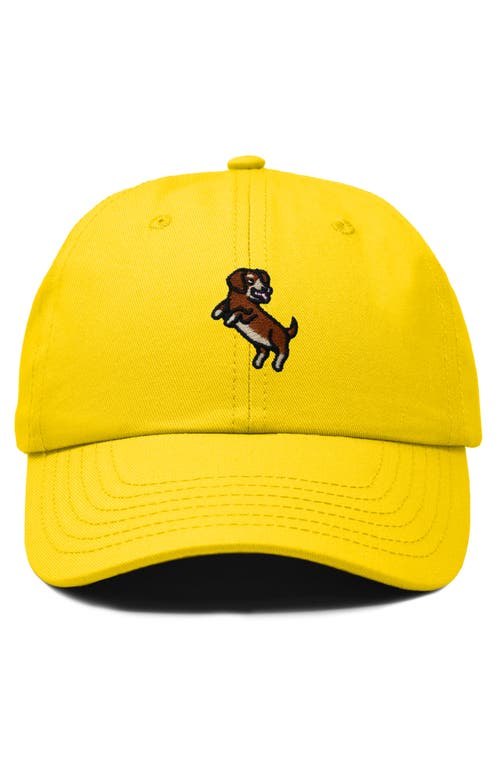 DALIX DALIX DACHSHUND EMBROIDERED DAD CAP