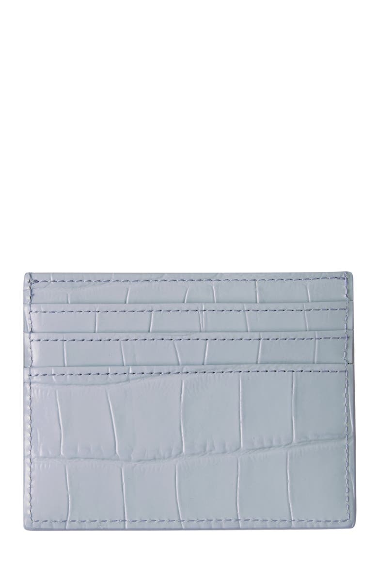 Mulberry Zipped Leather Credit Card Slip Wallet, Alternate, color,