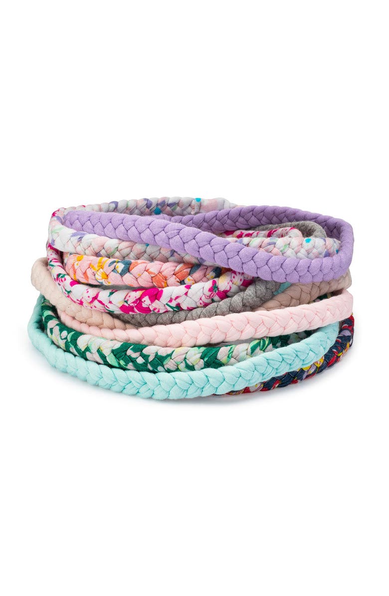 Parker Baby Co. Wildflower Set - Braided Headbands - 10 Pack - Multicolor, Main, color, Wildflower Set
