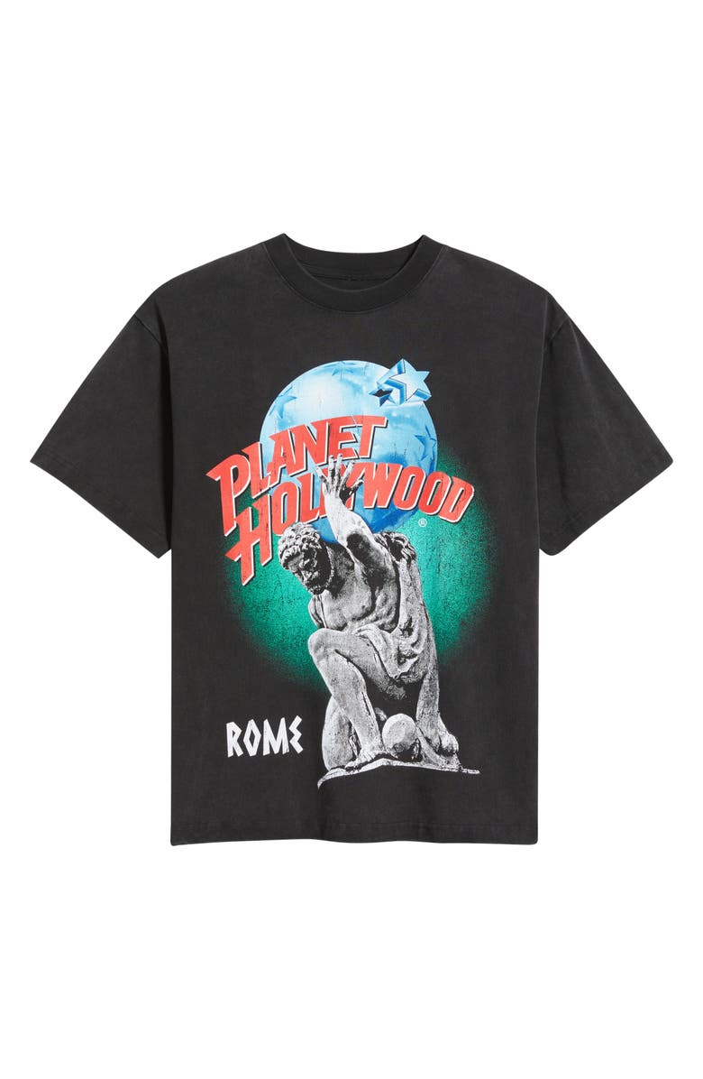 ID Supply Co Planet Hollywood<sup>™</sup> Titan Atlas Cotton Graphic T-Shirt, Alternate, color, Washed Black