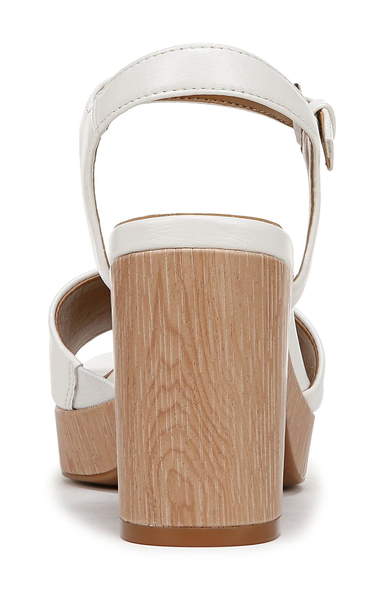 Lilly Platform Sandal, Alternate, color, WHITE