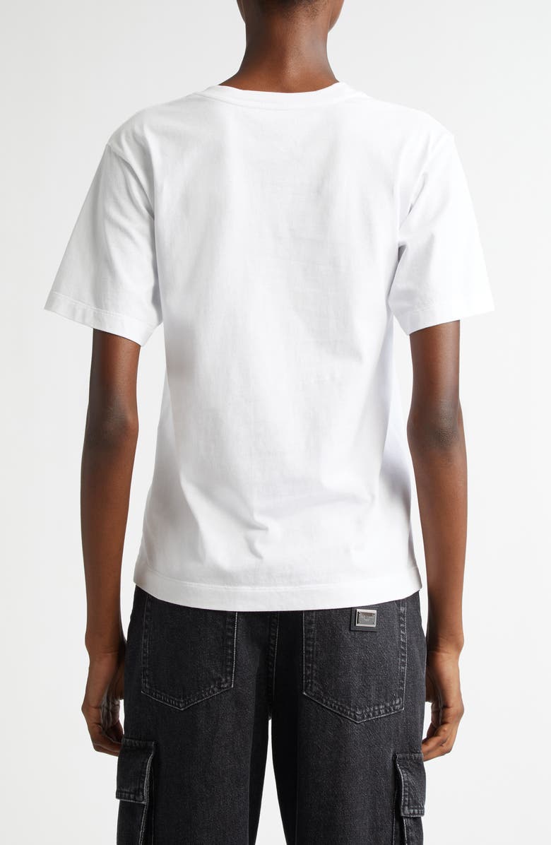 Dolce&Gabbana DG Embroidered Logo Cotton T-Shirt, Alternate, color,