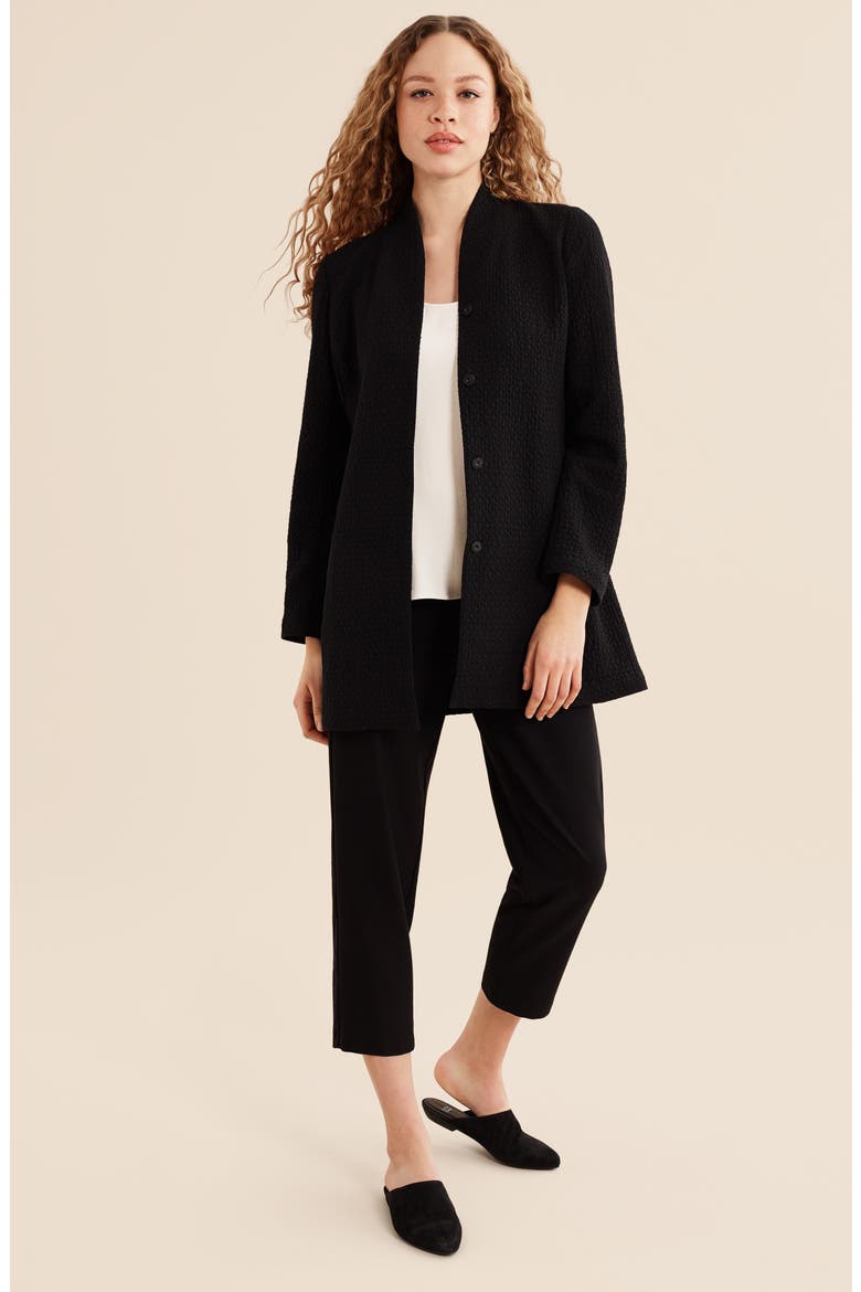 Tapered Ankle Pants, Main, color, BLACK