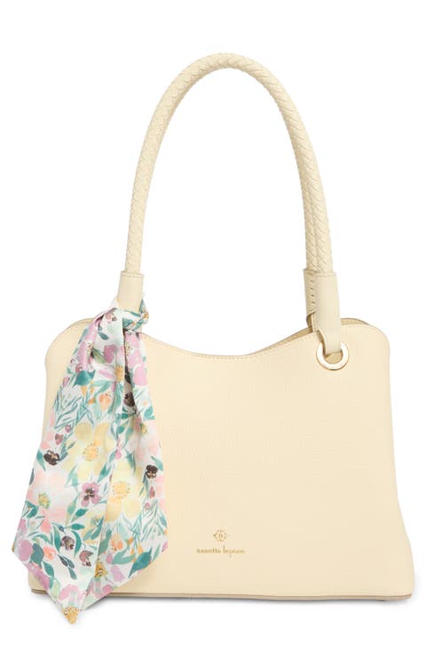 Sybil Braided Handle Shoulder Bag