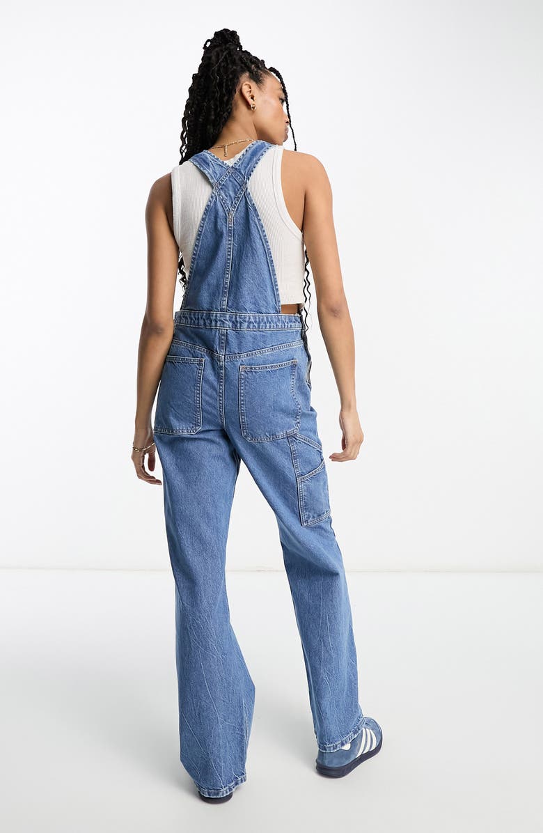 ASOS DESIGN Denim Overalls, Alternate, color,