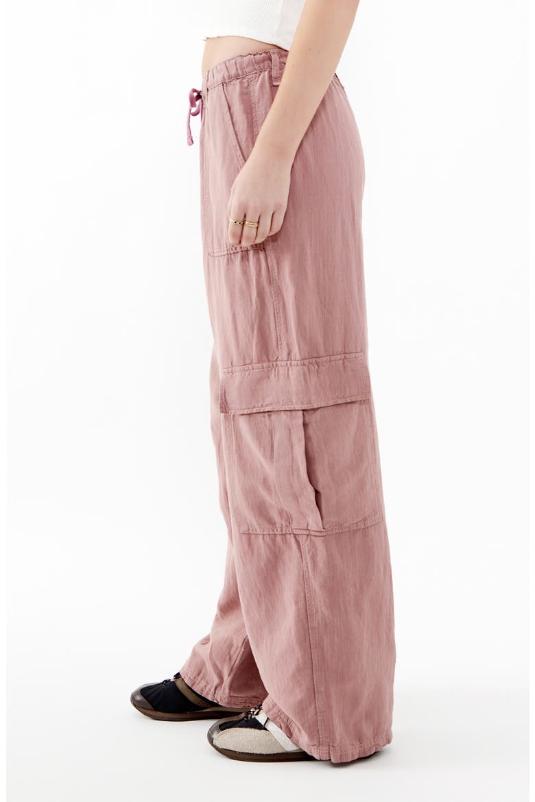 Luca Cotton & Linen Pants, Alternate, color, DUSK