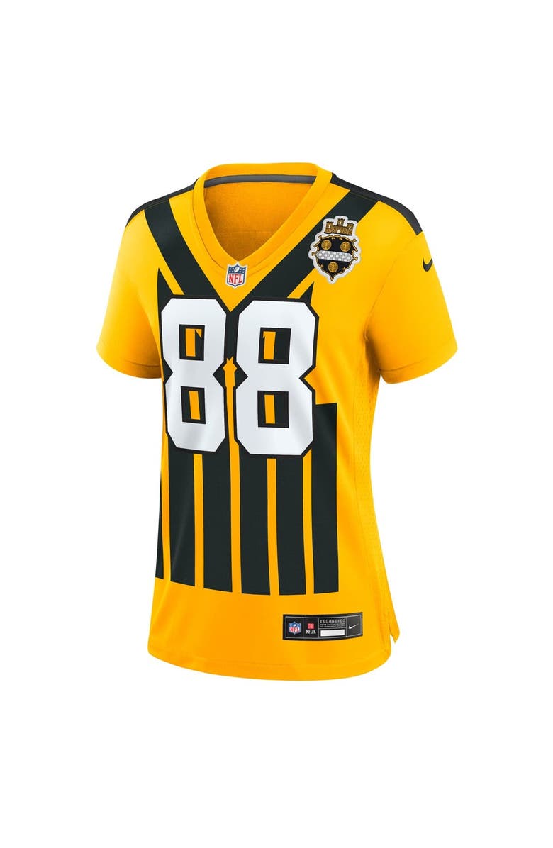 Nike Women's Nike Pat Freiermuth Gold Pittsburgh Steelers Alternate 1933 Throwback Game Jersey, Alternate, color, Gold