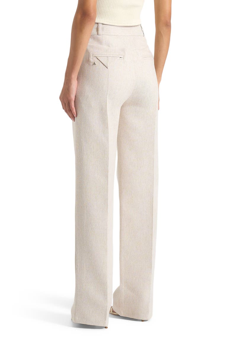 Julie Tailored Twin Pleat Trousers, Alternate, color, Light Beige