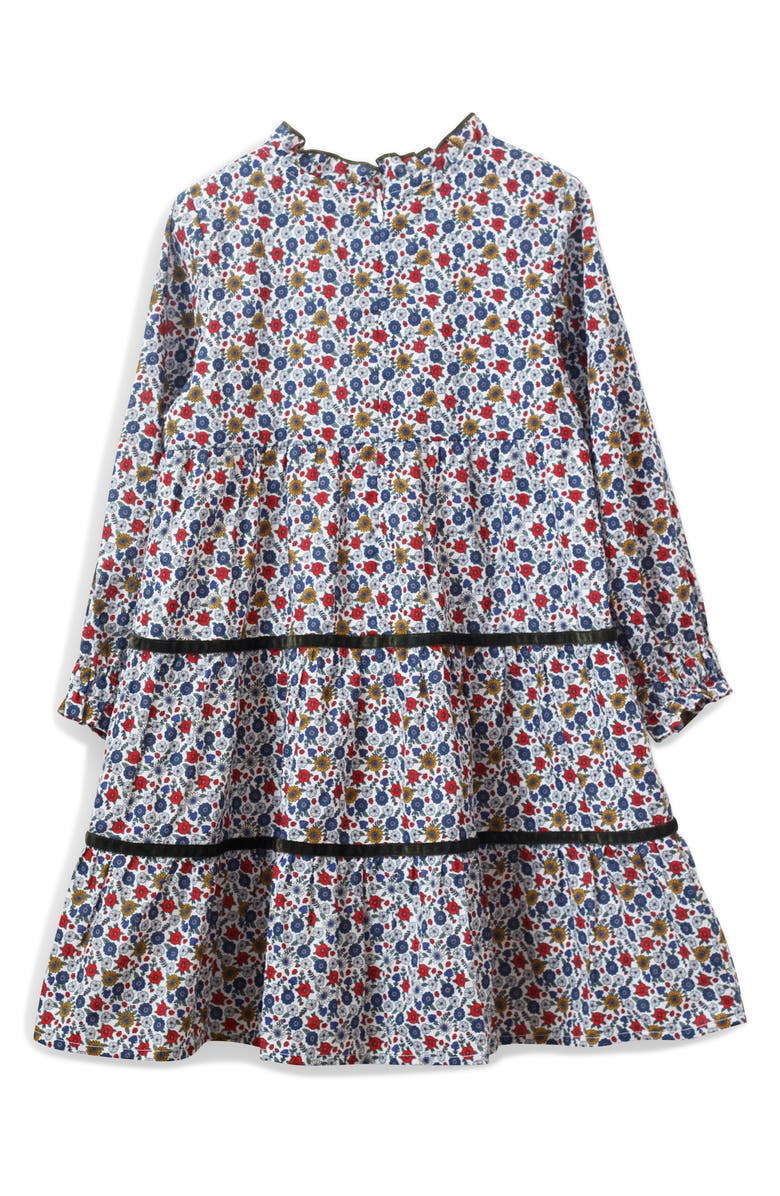 Beet World Kids' Lily Floral Tiered Dress, Alternate, color,
