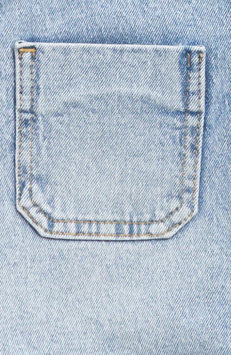 Reiss Kids' Loren Denim Overall Dress, Alternate, color, 