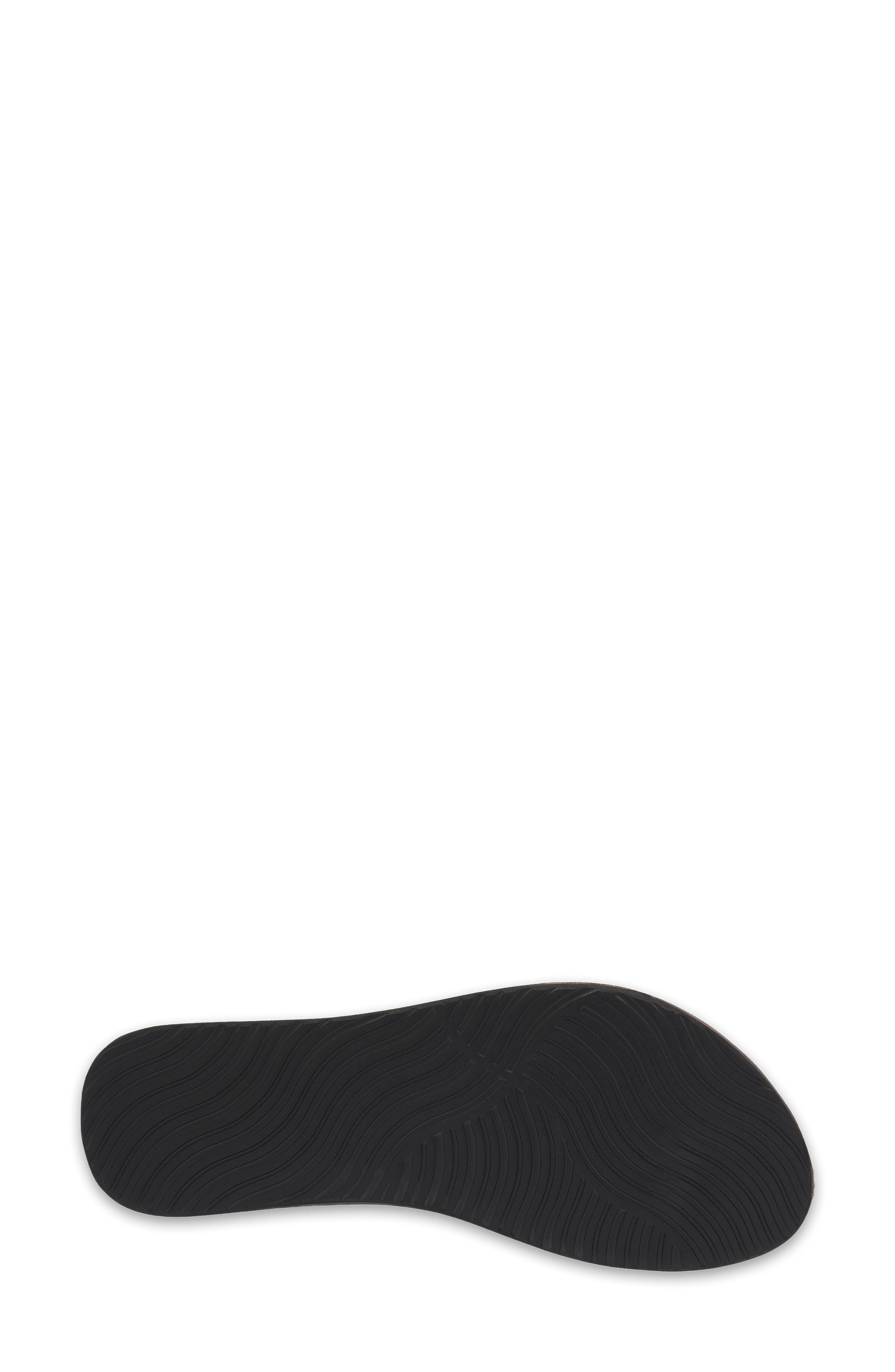 Polly Flip Flop, Alternate, color, BLACK
