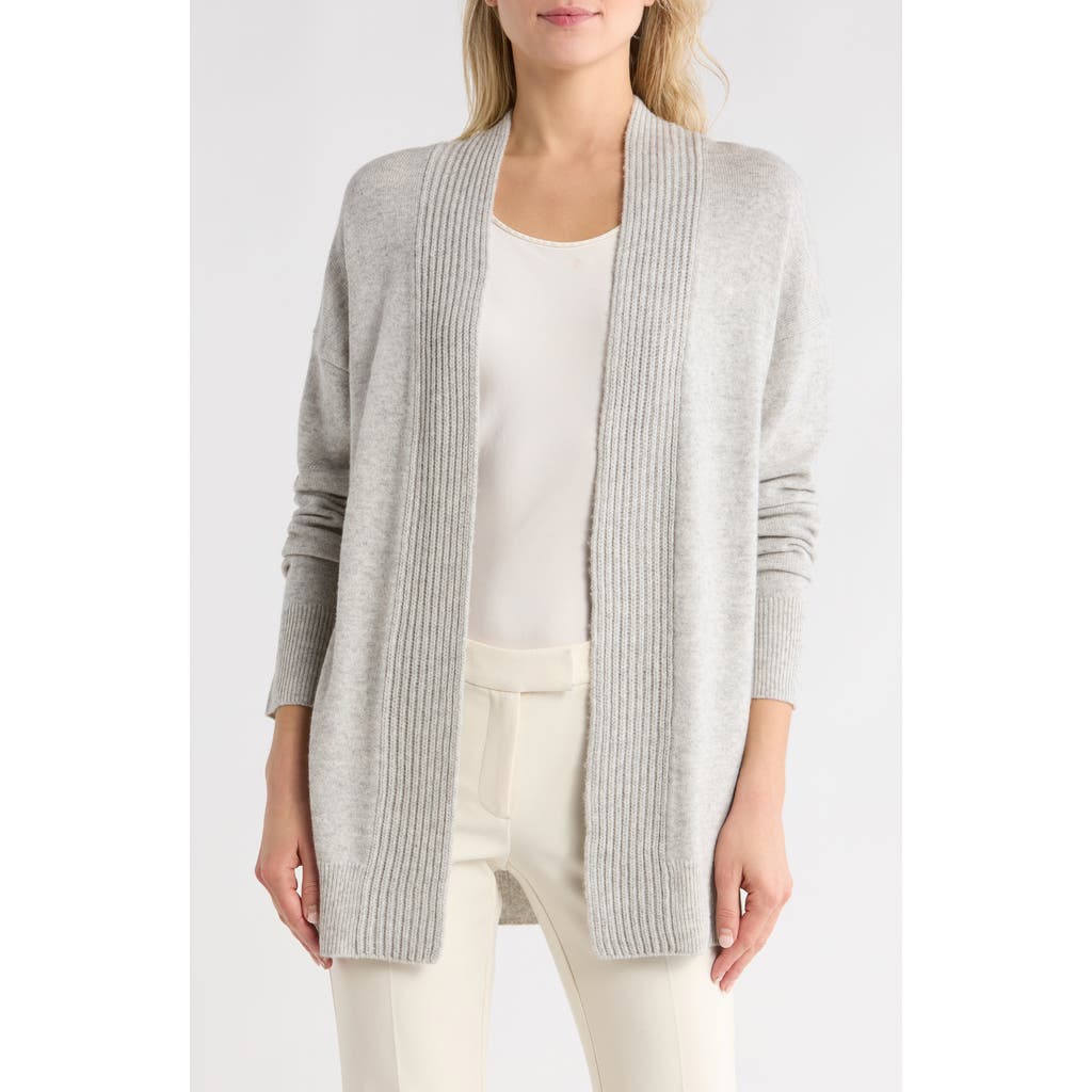 Vince Wool And Cashmere-blend Cardigan In Gray
