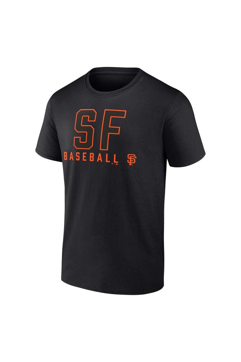 Men's Fanatics Branded Black/White San Francisco Giants Two-Pack Combo T-Shirt Set, Alternate, color, Black
